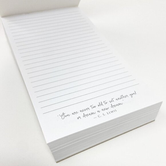 ECCOLO Dayna Lee | Thought a Day Big Pad 365 Quotes Pink White Stripes - Picture 6 of 7